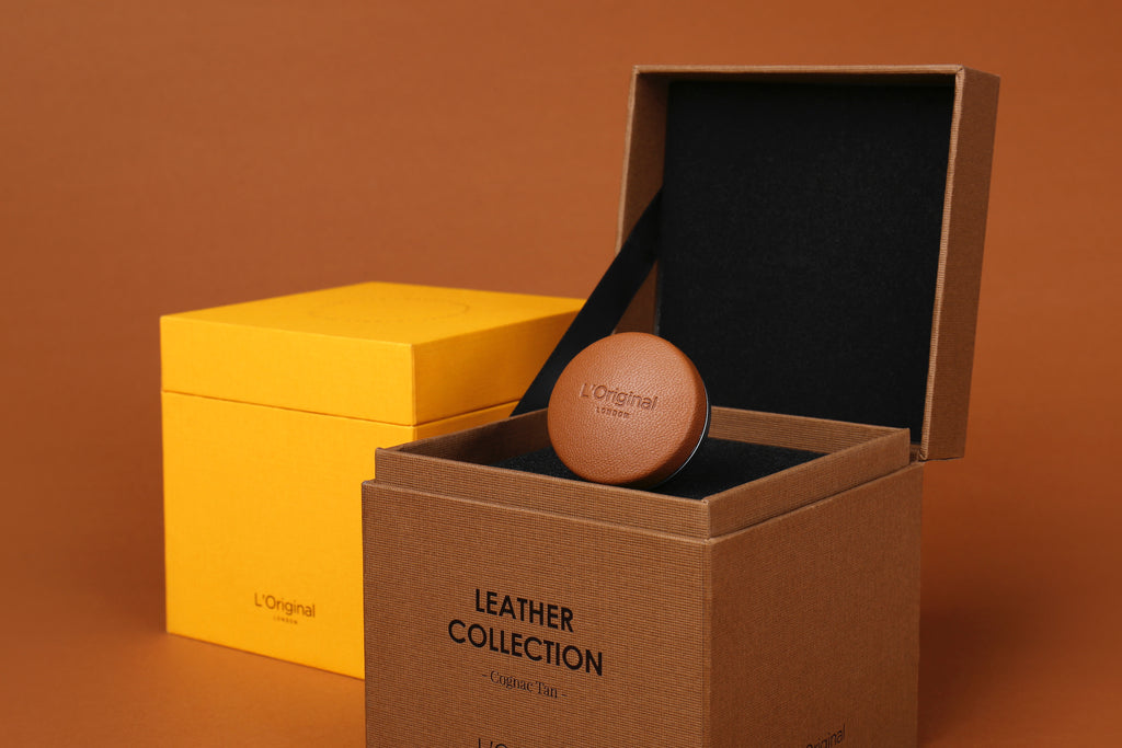 Leather Collection Set COGNAC TAN