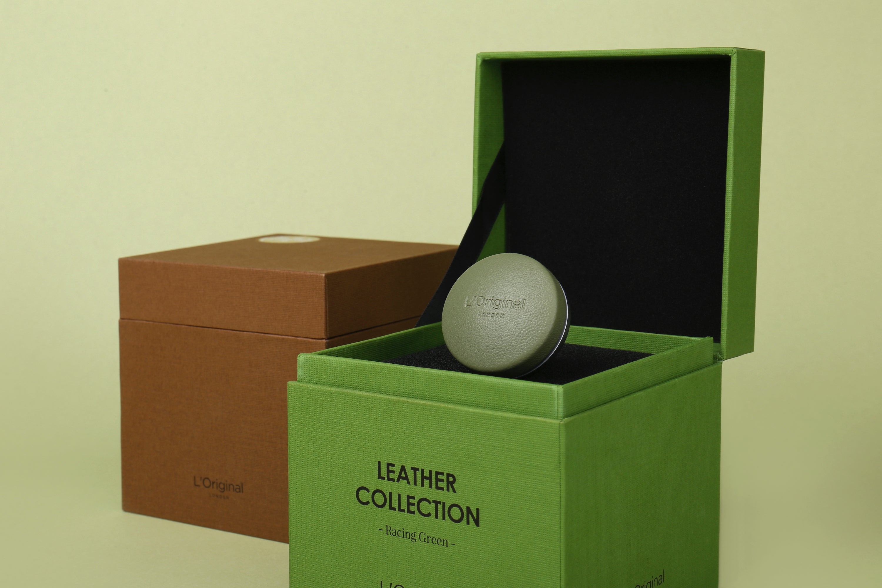 Leather Collection Set RACING GREEN